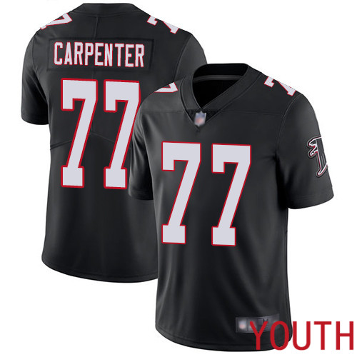 Atlanta Falcons Limited Black Youth James Carpenter Alternate Jersey NFL Football 77 Vapor Untouchable